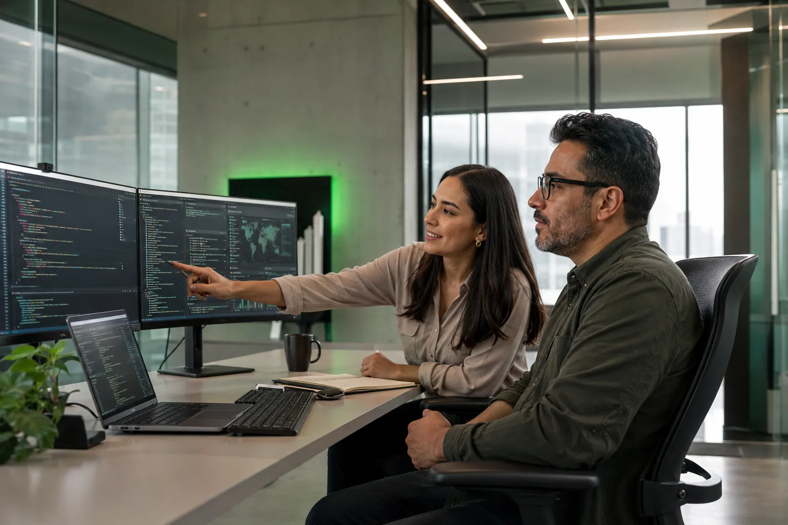 Profesionista estudiando ingeniería en línea con Universidad Montrer